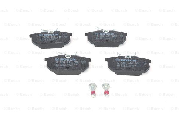 Brake Pad Set, disc brake Bosch 0 986 491 030