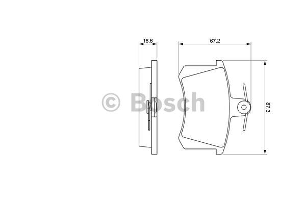 Bosch 0 986 491 441 Scheibenbremsbeläge, Set 0986491441: Kaufen Sie zu einem guten Preis in Polen bei 2407.PL!