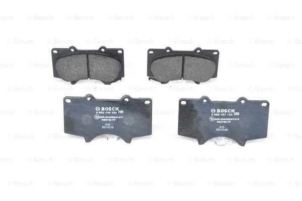 Brake Pad Set, disc brake Bosch 0 986 494 153