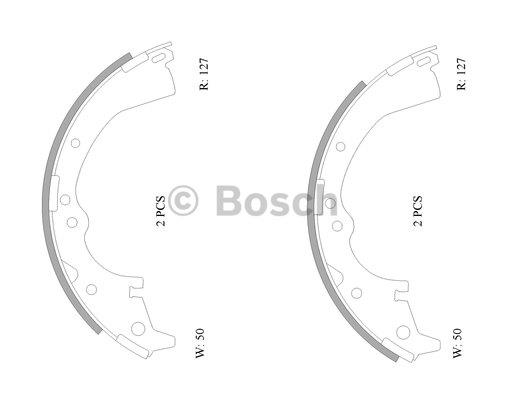 Bosch 0 986 AB0 068 Szczęki hamulcowe, zestaw 0986AB0068: Dobra cena w Polsce na 2407.PL - Kup Teraz!