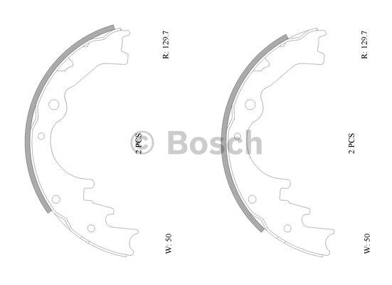 Bosch 0 986 AB0 158 Bremsbackensatz 0986AB0158: Kaufen Sie zu einem guten Preis in Polen bei 2407.PL!