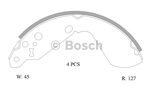 Bosch 0 986 AB0 857 Bremsbackensatz 0986AB0857: Kaufen Sie zu einem guten Preis in Polen bei 2407.PL!