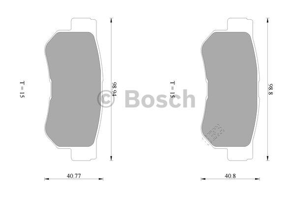 Bosch 0 986 AB1 020 Klocki hamulcowe, zestaw 0986AB1020: Dobra cena w Polsce na 2407.PL - Kup Teraz!