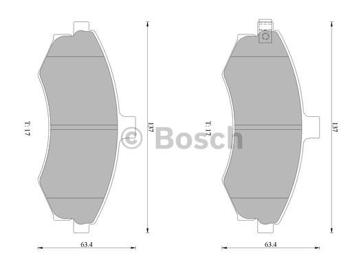 Bosch 0 986 AB1 023 Klocki hamulcowe, zestaw 0986AB1023: Dobra cena w Polsce na 2407.PL - Kup Teraz!