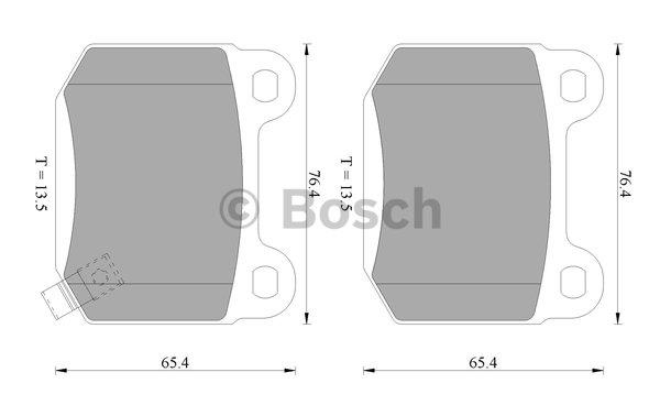 Bosch 0 986 AB1 068 Klocki hamulcowe, zestaw 0986AB1068: Dobra cena w Polsce na 2407.PL - Kup Teraz!