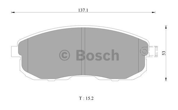 Bosch 0 986 AB1 139 Scheibenbremsbeläge, Set 0986AB1139: Kaufen Sie zu einem guten Preis in Polen bei 2407.PL!