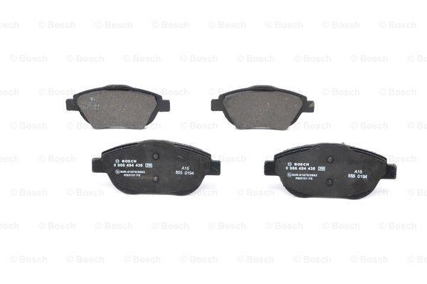 Brake Pad Set, disc brake Bosch 0 986 494 438