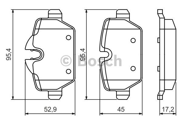Bosch Тормозные колодки дисковые, комплект – цена 137 PLN