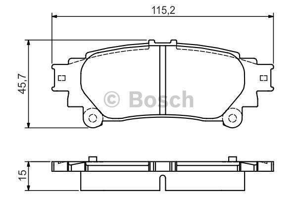 Bosch Тормозные колодки дисковые задние, комплект – цена 113 PLN