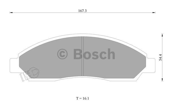 Bosch 0 986 AB1 416 Klocki hamulcowe, zestaw 0986AB1416: Dobra cena w Polsce na 2407.PL - Kup Teraz!
