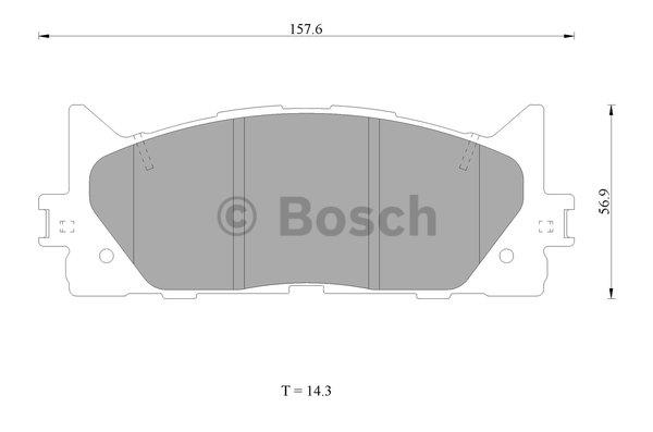 Bosch 0 986 AB1 420 Гальмівні колодки, комплект 0986AB1420: Приваблива ціна - Купити у Польщі на 2407.PL!
