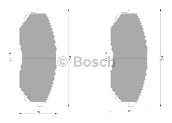 Bosch 0 986 AB1 441 Гальмівні колодки, комплект 0986AB1441: Приваблива ціна - Купити у Польщі на 2407.PL!