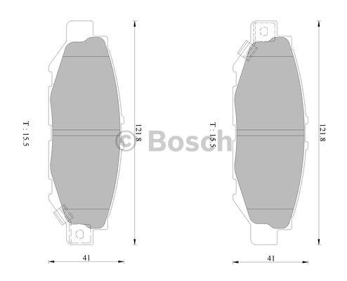 Bosch 0 986 AB1 462 Тормозные колодки дисковые, комплект 0986AB1462: Отличная цена - Купить в Польше на 2407.PL!