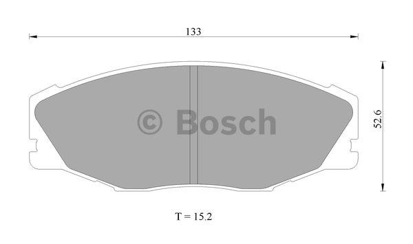 Bosch 0 986 AB2 025 Тормозные колодки дисковые, комплект 0986AB2025: Отличная цена - Купить в Польше на 2407.PL!