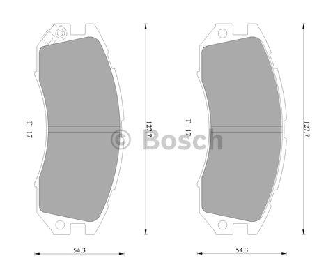 Bosch 0 986 AB2 051 Тормозные колодки дисковые, комплект 0986AB2051: Отличная цена - Купить в Польше на 2407.PL!