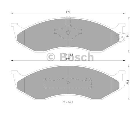 Bosch 0 986 505 081 Brake Pad Set, disc brake 0986505081: Buy near me in Poland at 2407.PL - Good price!