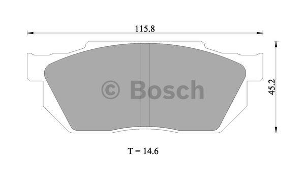 Bosch 0 986 505 337 Klocki hamulcowe, zestaw 0986505337: Dobra cena w Polsce na 2407.PL - Kup Teraz!