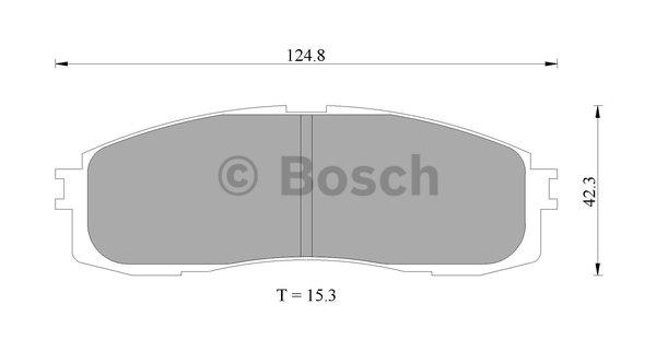 Bosch 0 986 505 398 Тормозные колодки дисковые, комплект 0986505398: Отличная цена - Купить в Польше на 2407.PL!