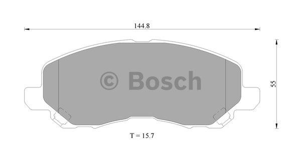 Bosch 0 986 505 408 Scheibenbremsbeläge, Set 0986505408: Kaufen Sie zu einem guten Preis in Polen bei 2407.PL!
