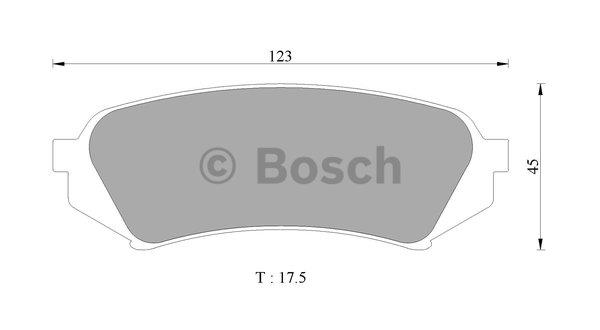Bosch 0 986 505 679 Тормозные колодки дисковые, комплект 0986505679: Отличная цена - Купить в Польше на 2407.PL!