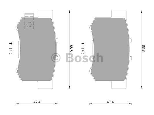 Bosch 0 986 AB2 206 Klocki hamulcowe, zestaw 0986AB2206: Dobra cena w Polsce na 2407.PL - Kup Teraz!