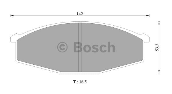 Bosch 0 986 AB2 239 Гальмівні колодки, комплект 0986AB2239: Приваблива ціна - Купити у Польщі на 2407.PL!