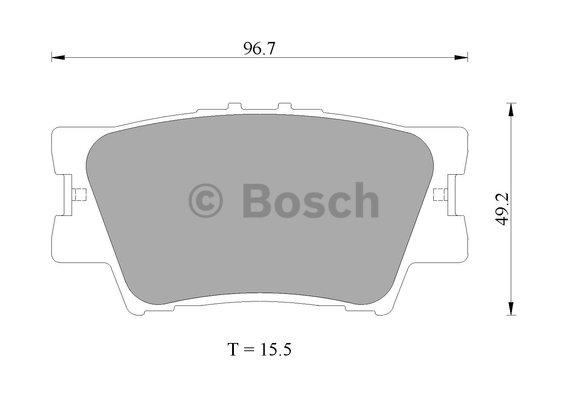 Bosch 0 986 AB2 271 Brake Pad Set, disc brake 0986AB2271: Buy near me in Poland at 2407.PL - Good price!