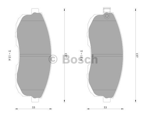 Bosch 0 986 AB2 292 Brake Pad Set, disc brake 0986AB2292: Buy near me in Poland at 2407.PL - Good price!