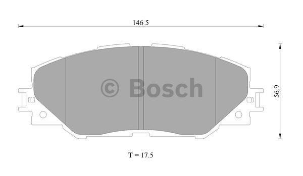 Bosch 0 986 AB2 298 Тормозные колодки дисковые, комплект 0986AB2298: Отличная цена - Купить в Польше на 2407.PL!