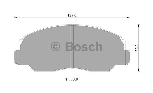 Bosch 0 986 505 738 Тормозные колодки дисковые, комплект 0986505738: Отличная цена - Купить в Польше на 2407.PL!