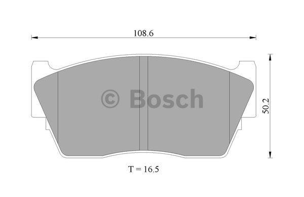 Bosch 0 986 505 740 Гальмівні колодки, комплект 0986505740: Приваблива ціна - Купити у Польщі на 2407.PL!