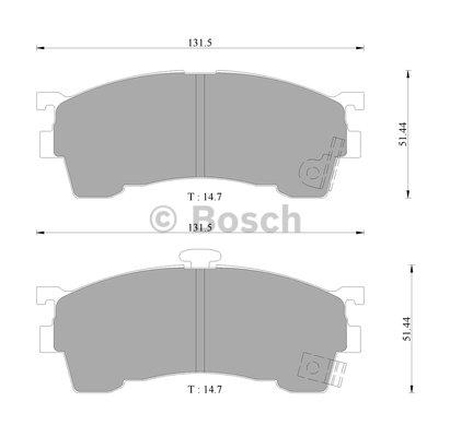 Bosch 0 986 505 781 Scheibenbremsbeläge, Set 0986505781: Kaufen Sie zu einem guten Preis in Polen bei 2407.PL!