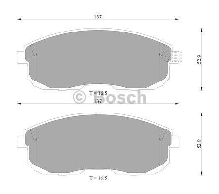 Bosch 0 986 505 792 Тормозные колодки дисковые, комплект 0986505792: Отличная цена - Купить в Польше на 2407.PL!