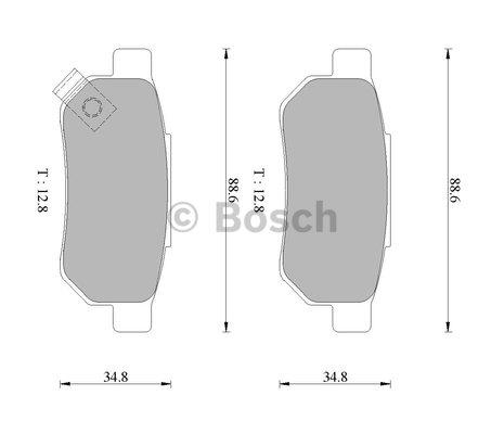 Bosch 0 986 505 909 Klocki hamulcowe, zestaw 0986505909: Dobra cena w Polsce na 2407.PL - Kup Teraz!