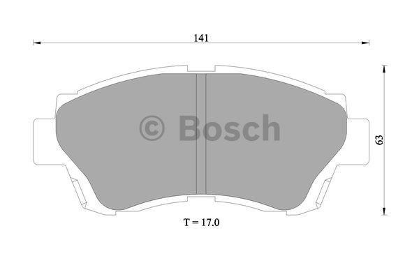 Bosch 0 986 505 954 Klocki hamulcowe, zestaw 0986505954: Atrakcyjna cena w Polsce na 2407.PL - Zamów teraz!