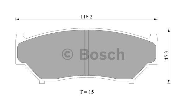 Bosch 0 986 505 959 Тормозные колодки дисковые, комплект 0986505959: Отличная цена - Купить в Польше на 2407.PL!