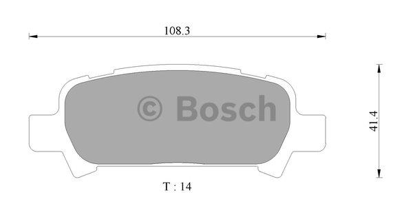 Bosch 0 986 AB2 334 Гальмівні колодки, комплект 0986AB2334: Приваблива ціна - Купити у Польщі на 2407.PL!