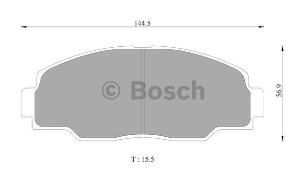 Bosch 0 986 AB2 339 Тормозные колодки дисковые, комплект 0986AB2339: Отличная цена - Купить в Польше на 2407.PL!