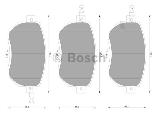 Bosch 0 986 AB2 369 Тормозные колодки дисковые, комплект 0986AB2369: Отличная цена - Купить в Польше на 2407.PL!