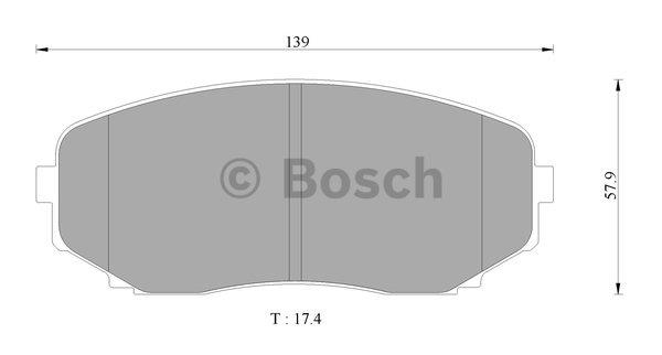 Bosch 0 986 AB2 373 Тормозные колодки дисковые, комплект 0986AB2373: Отличная цена - Купить в Польше на 2407.PL!