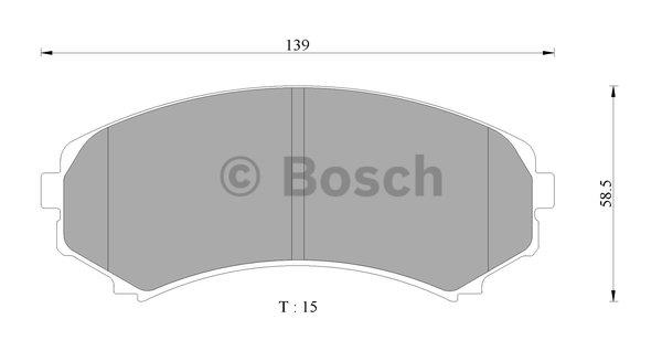 Bosch 0 986 AB2 378 Гальмівні колодки, комплект 0986AB2378: Приваблива ціна - Купити у Польщі на 2407.PL!