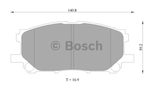 Bosch 0 986 AB2 391 Scheibenbremsbeläge, Set 0986AB2391: Kaufen Sie zu einem guten Preis in Polen bei 2407.PL!