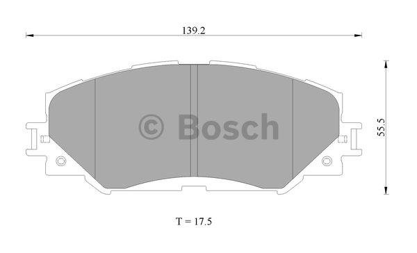 Bosch 0 986 AB2 396 Brake Pad Set, disc brake 0986AB2396: Buy near me in Poland at 2407.PL - Good price!