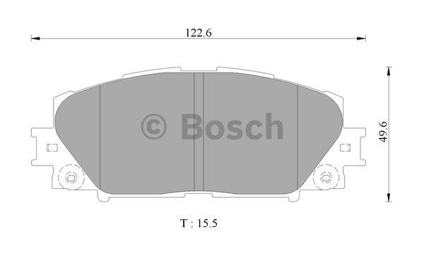 Bosch 0 986 AB2 500 Klocki hamulcowe, zestaw 0986AB2500: Dobra cena w Polsce na 2407.PL - Kup Teraz!