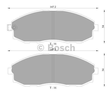 Bosch 0 986 AB3 028 Klocki hamulcowe, zestaw 0986AB3028: Dobra cena w Polsce na 2407.PL - Kup Teraz!