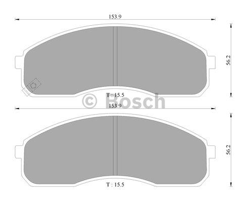 Bosch 0 986 AB3 029 Тормозные колодки дисковые, комплект 0986AB3029: Отличная цена - Купить в Польше на 2407.PL!