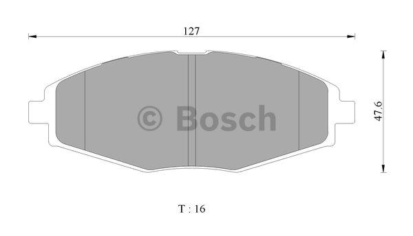 Bosch 0 986 AB3 060 Klocki hamulcowe, zestaw 0986AB3060: Dobra cena w Polsce na 2407.PL - Kup Teraz!