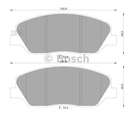 Bosch 0 986 AB3 081 Klocki hamulcowe, zestaw 0986AB3081: Dobra cena w Polsce na 2407.PL - Kup Teraz!