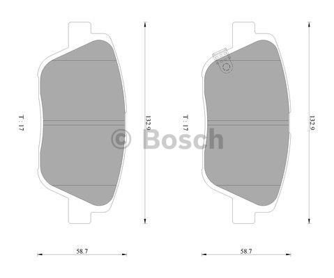 Bosch 0 986 AB3 093 Klocki hamulcowe, zestaw 0986AB3093: Dobra cena w Polsce na 2407.PL - Kup Teraz!