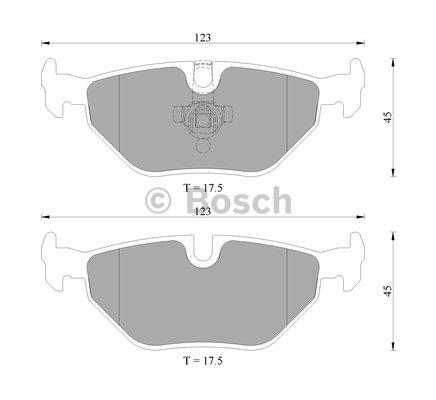 Bosch 0 986 AB4 735 Brake Pad Set, disc brake 0986AB4735: Buy near me in Poland at 2407.PL - Good price!